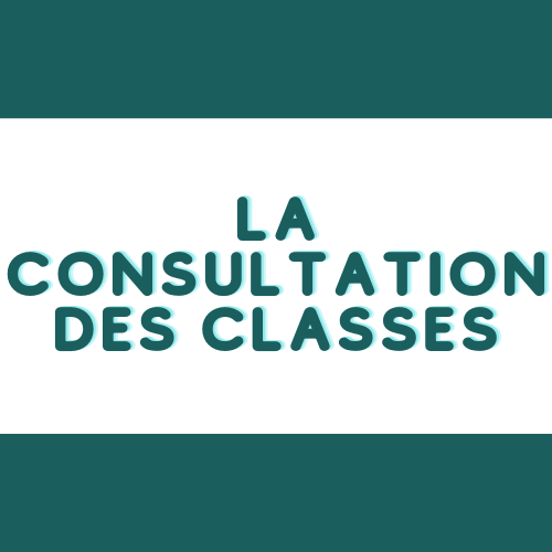 la consultation des classes