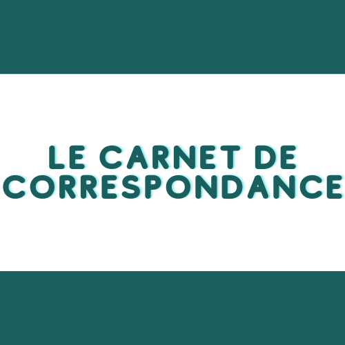 le carnet de correspondance