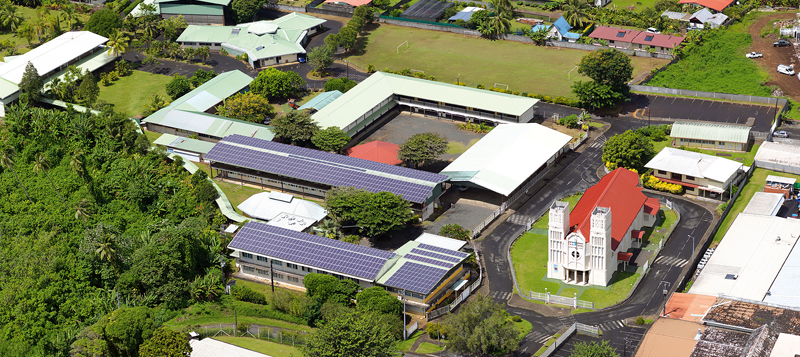 Le campus du SCT au coeur de Taravao